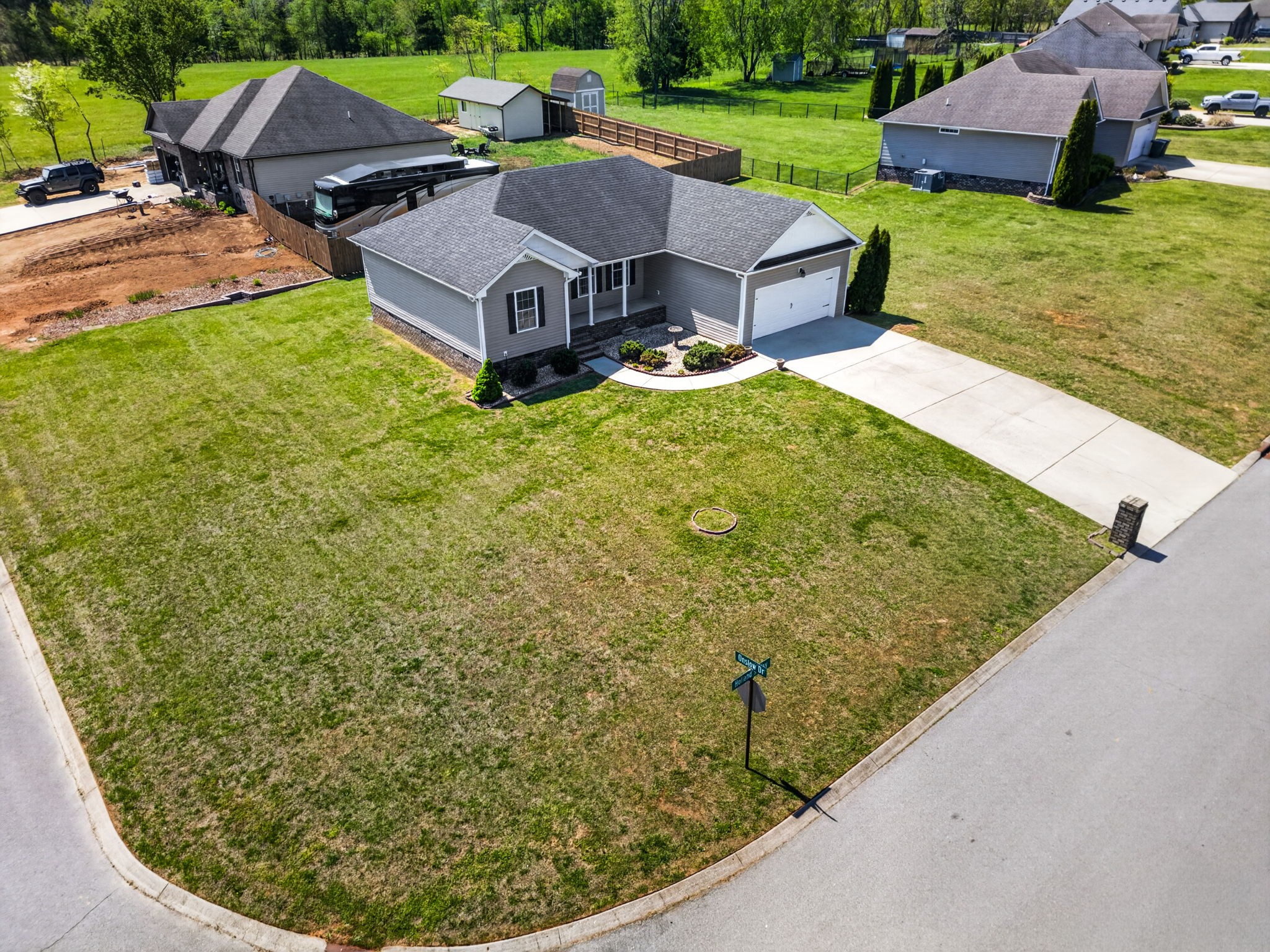 126 Hollands Way Portland, TN 37148 - Photo 14 of 42 aerial view of a house with garden
