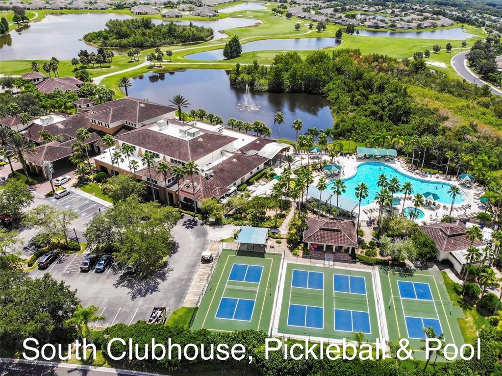 2012 Nantucket Drive, Unit 22 Sun City Center, FL 33573 - Photo 66 of 90 an aerial view of a house with garden space and lake view