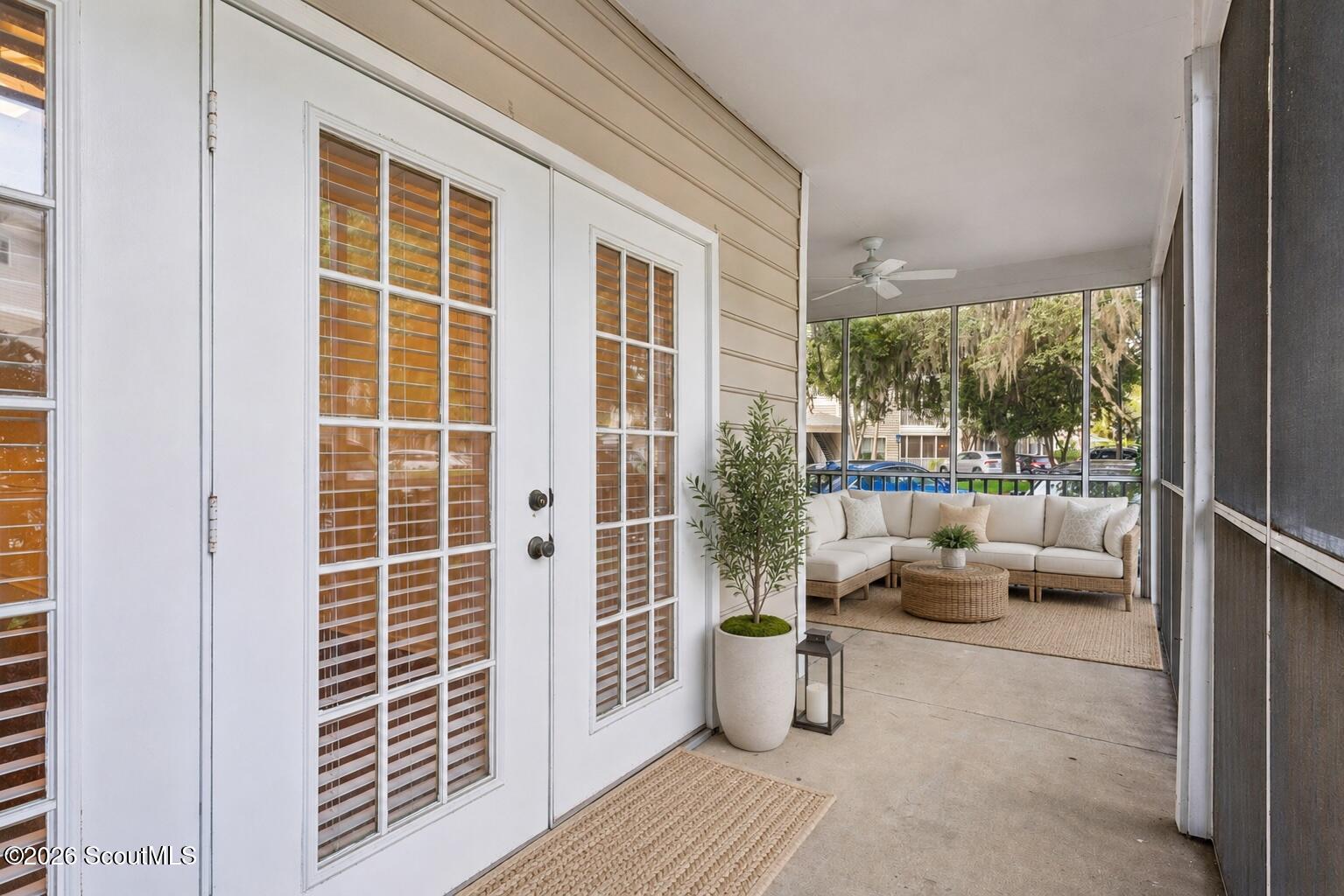 1704 Frederica Road, Unit 507 St. Simons Island, GA 31522 - Photo 18 of 43 Photo is virtually staged - Large screened porch