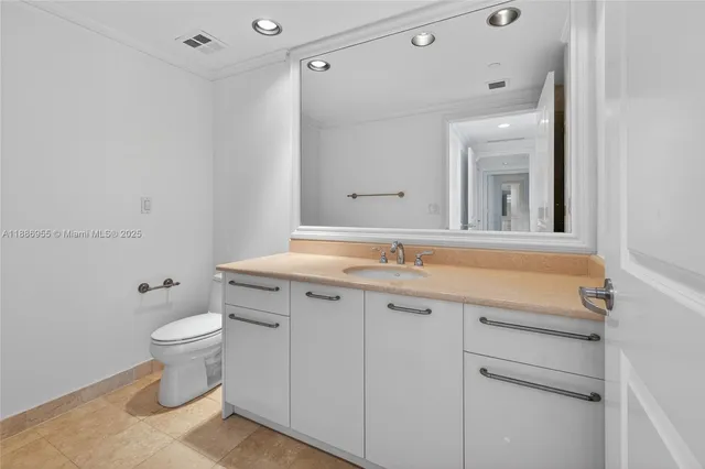 a view of closet area