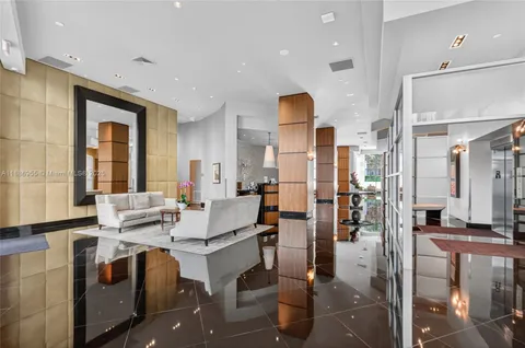 a view of a building with a street