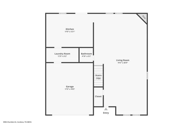 $2,225 | 9996 Chariden Drive, Cordova, TN 38016