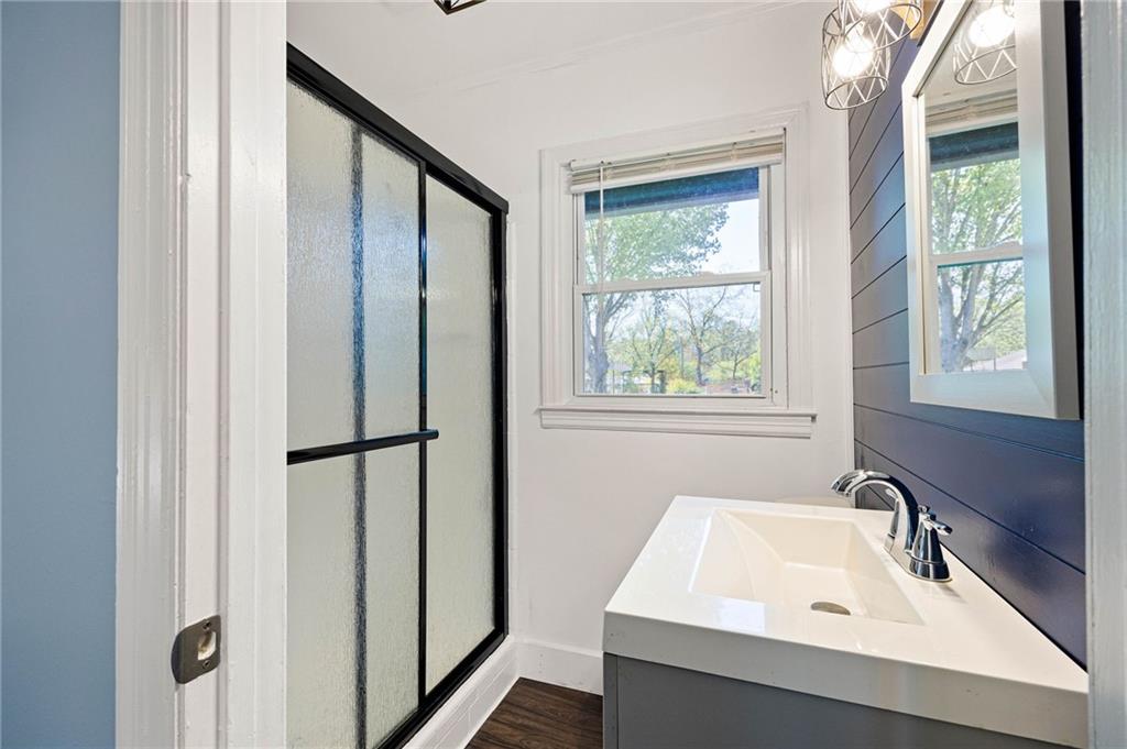 3871 Furr Avenue Powder Springs, GA 30127 - Photo 20 of 32 a bathroom with a sink and a window
