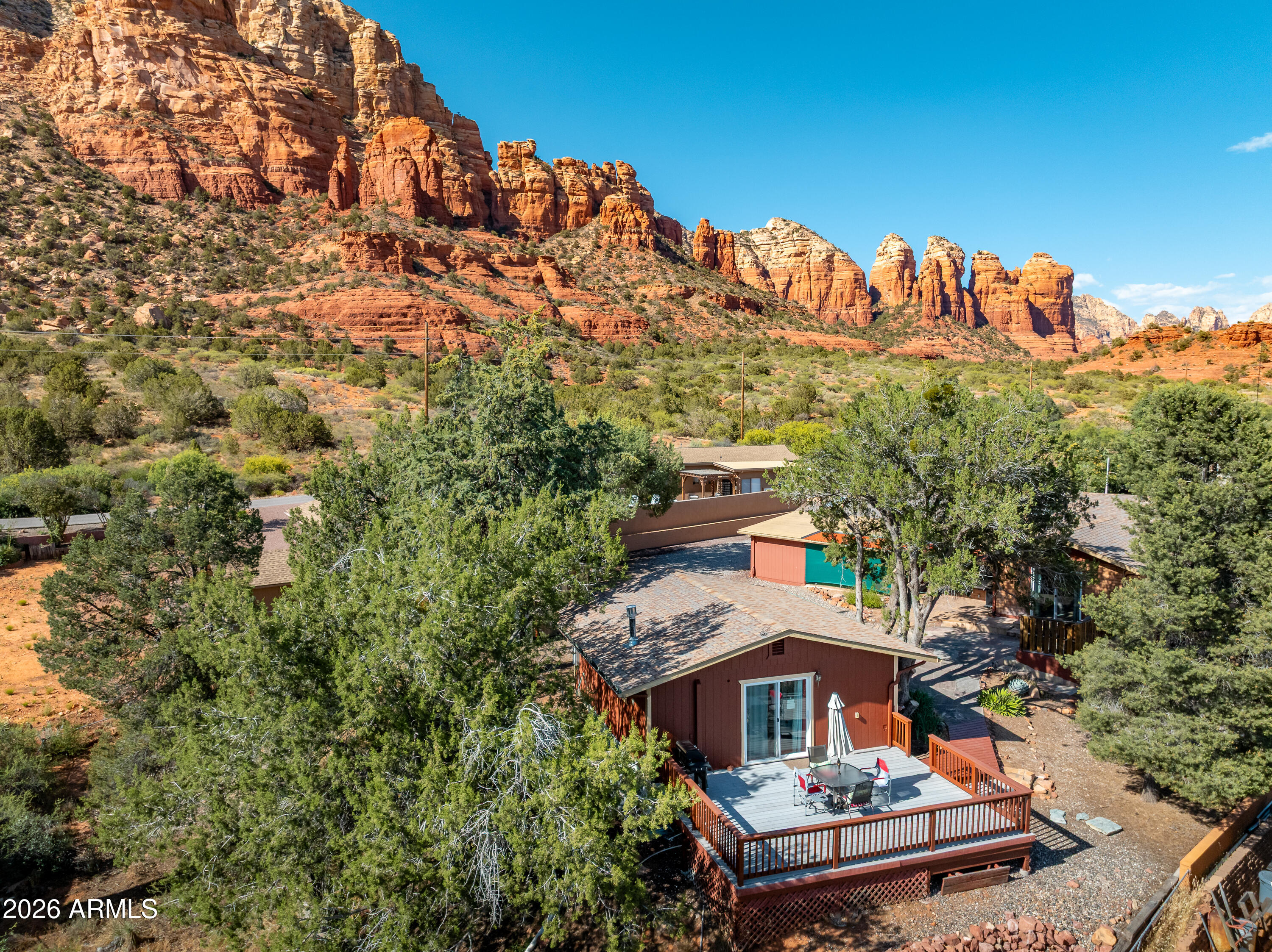 155 Meander Way Sedona, AZ 86336 - Photo 5 of 49 Casita aerial