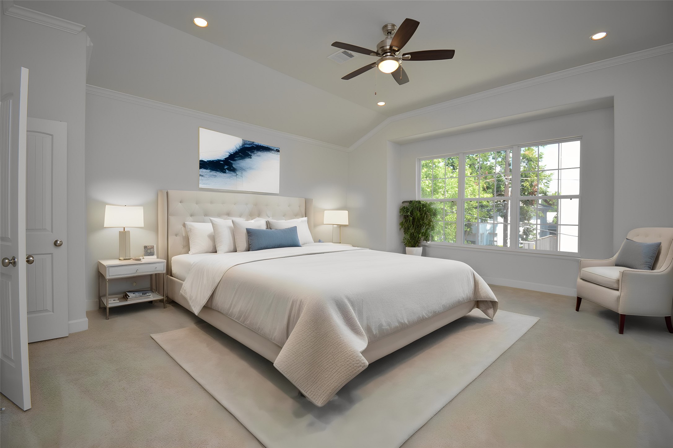 1847 Sul Ross Street Houston, TX 77098 - Photo 20 of 42 a bedroom with a bed couch and window