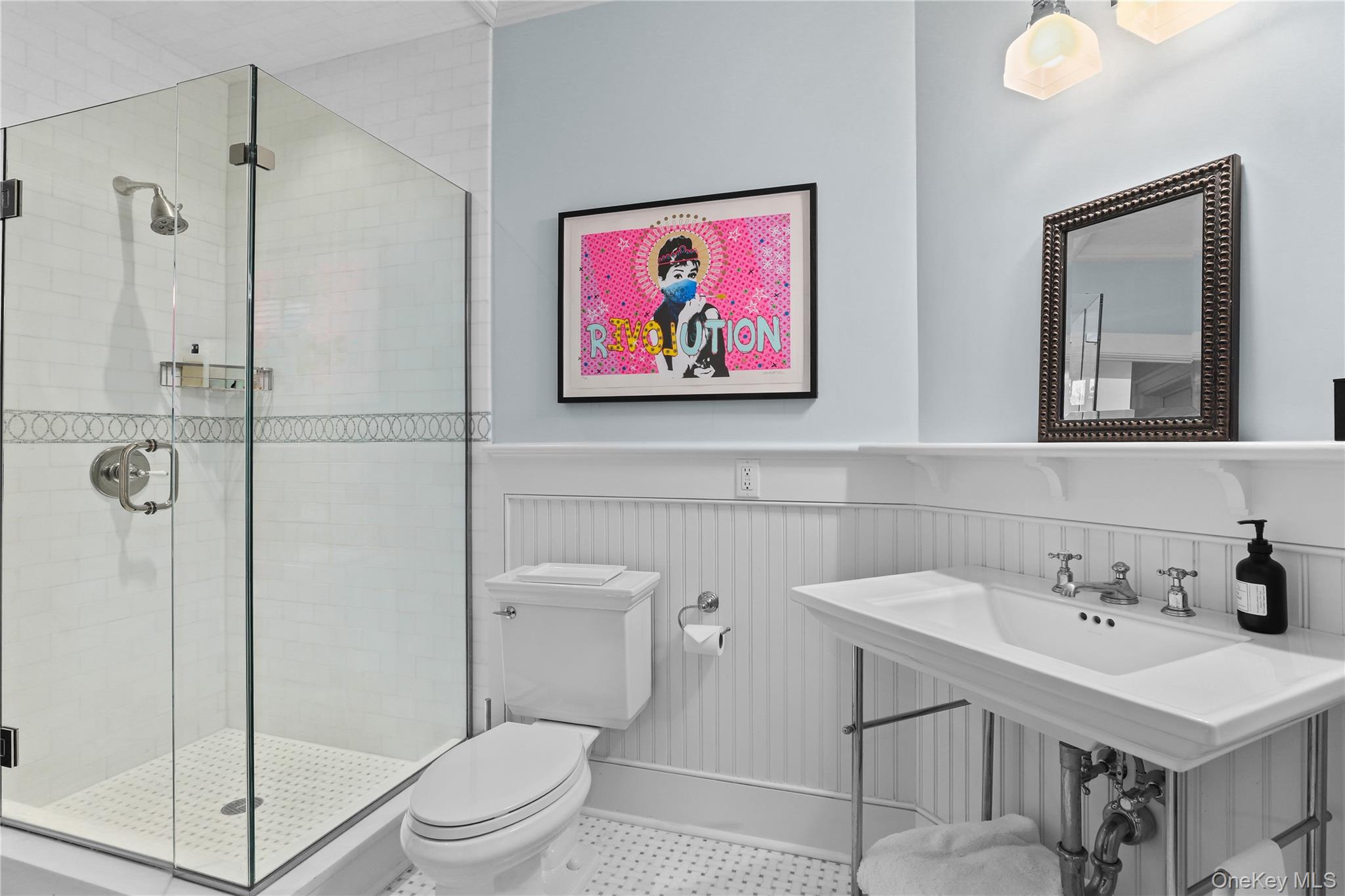 10 Upland Road North Bedford, NY 10506 - Photo 22 of 36 a bathroom with a sink toilet and shower