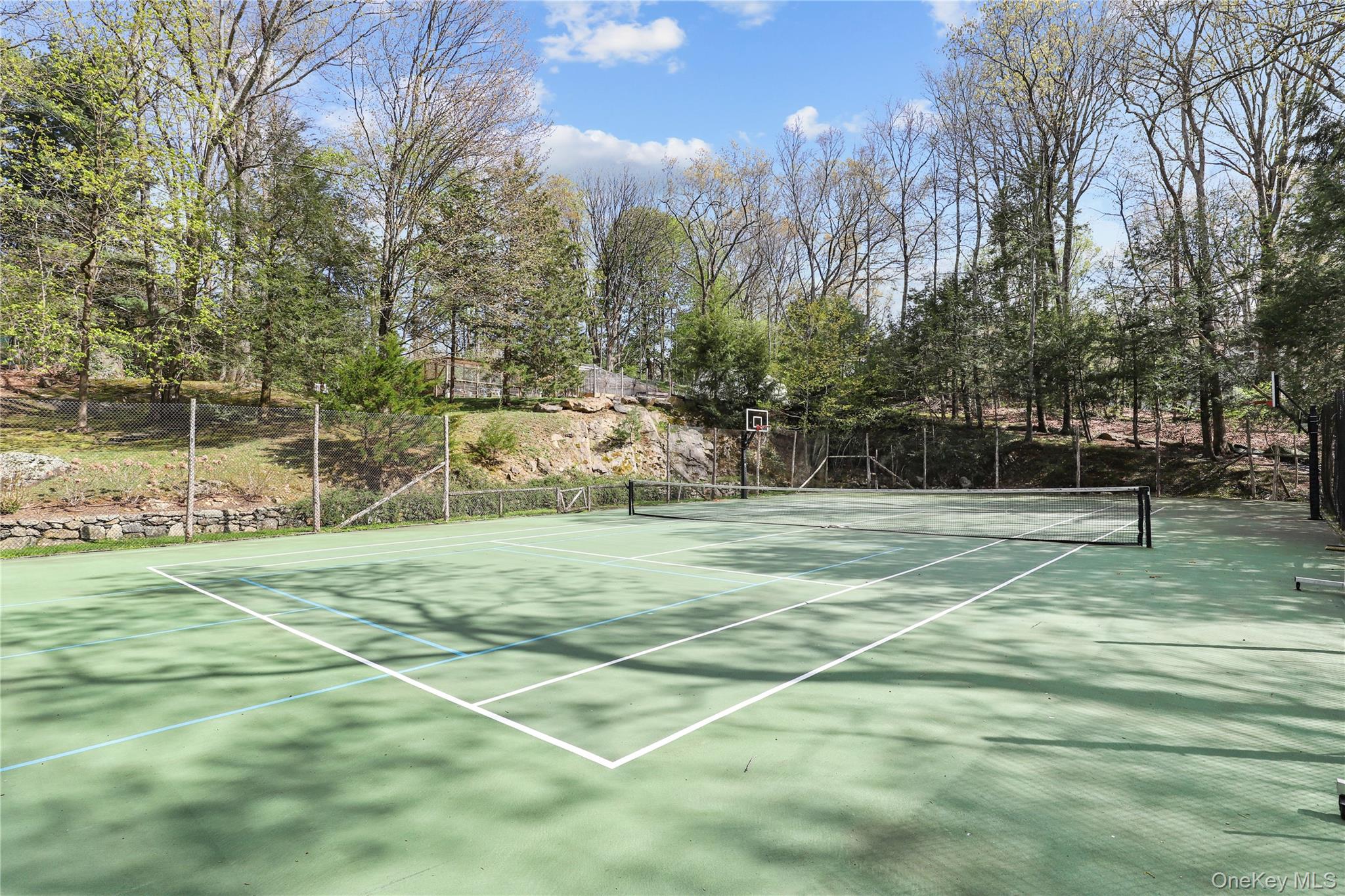 10 Upland Road North Bedford, NY 10506 - Photo 7 of 36 a view of a tennis ground with large trees