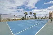 a view of a tennis court