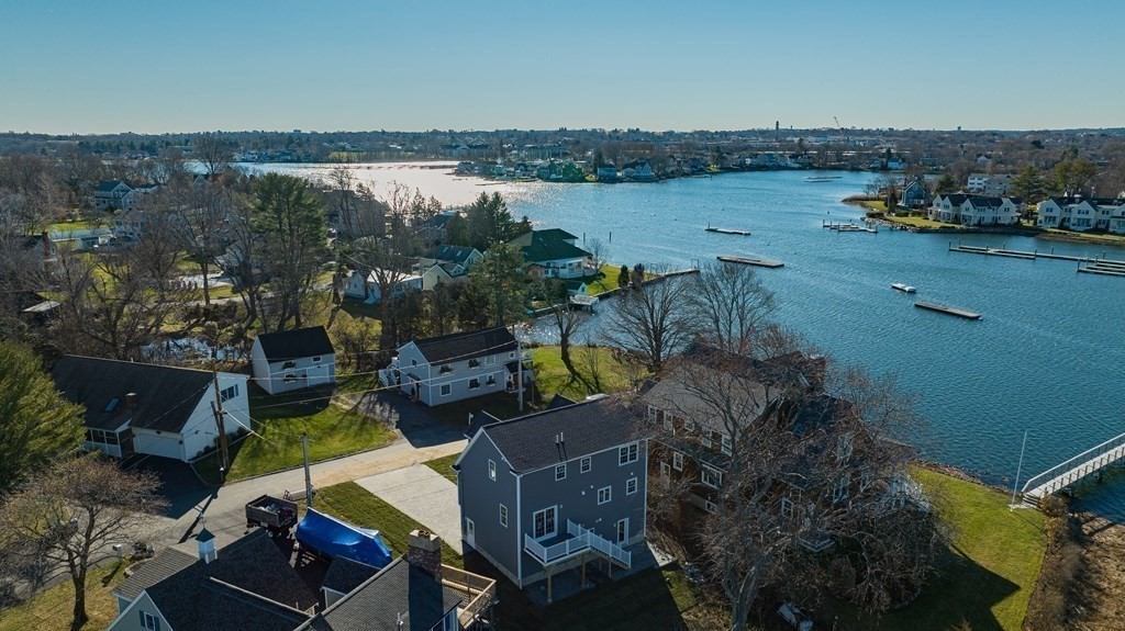 59 Riverview Avenue Danvers, MA 01923 - Photo 29 of 30 an aerial view of a house with a lake view