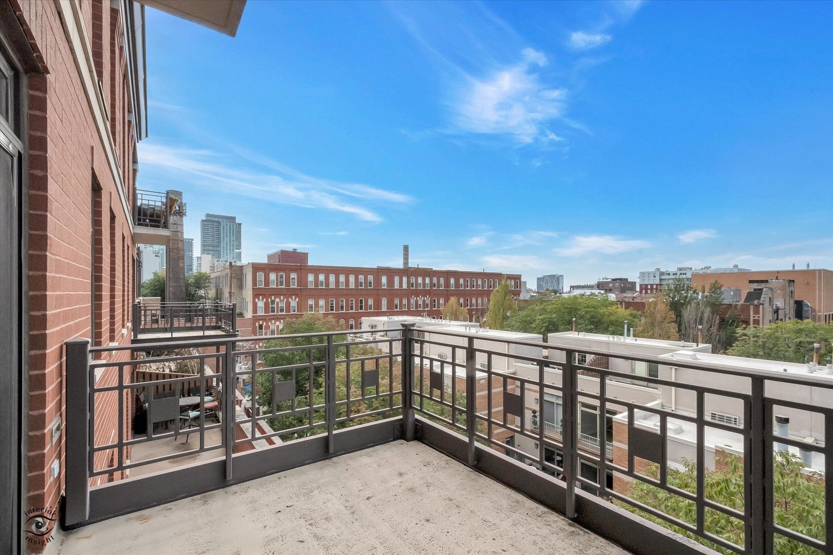 1414 North Wells Street, Unit 508 Chicago, IL 60610 - Photo 16 of 28 a view of a balcony with city