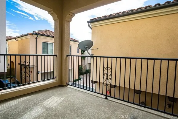 a view of a balcony