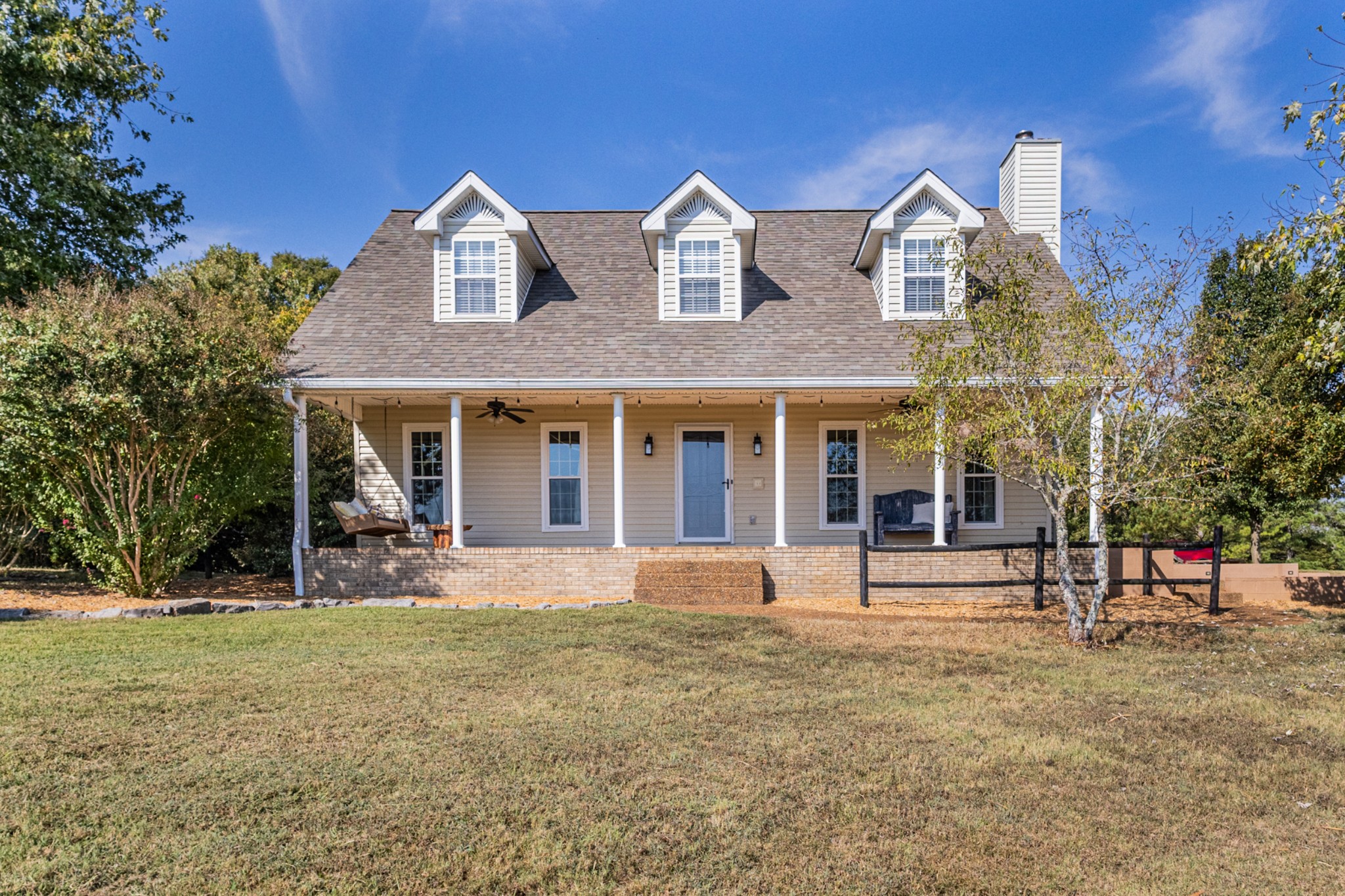 2960 Canoe Branch Road Lebanon, TN 37087 - Photo 3 of 80 a front view of a house with a yard