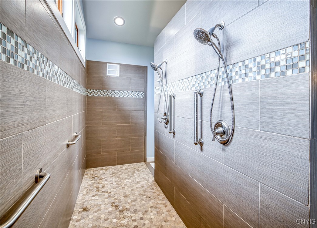 6987 Frank Long Road Pompey, NY 13078 - Photo 13 of 40 Beautiful double shower in the private apartment