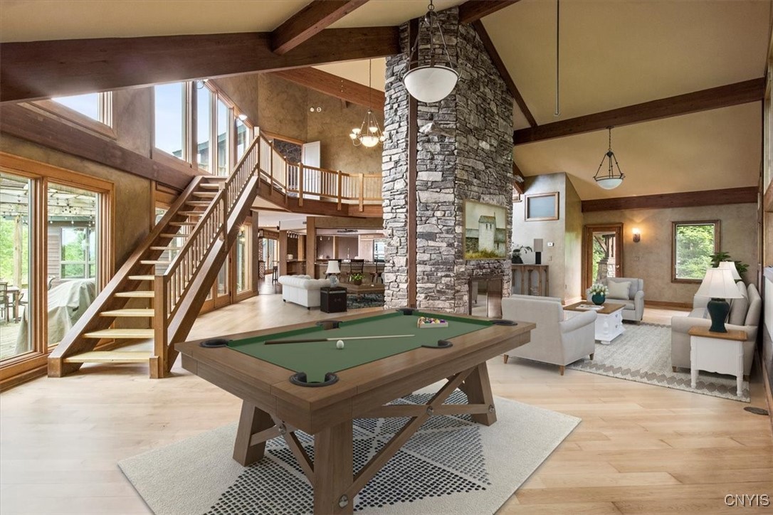 6987 Frank Long Road Pompey, NY 13078 - Photo 6 of 40 Large open living area