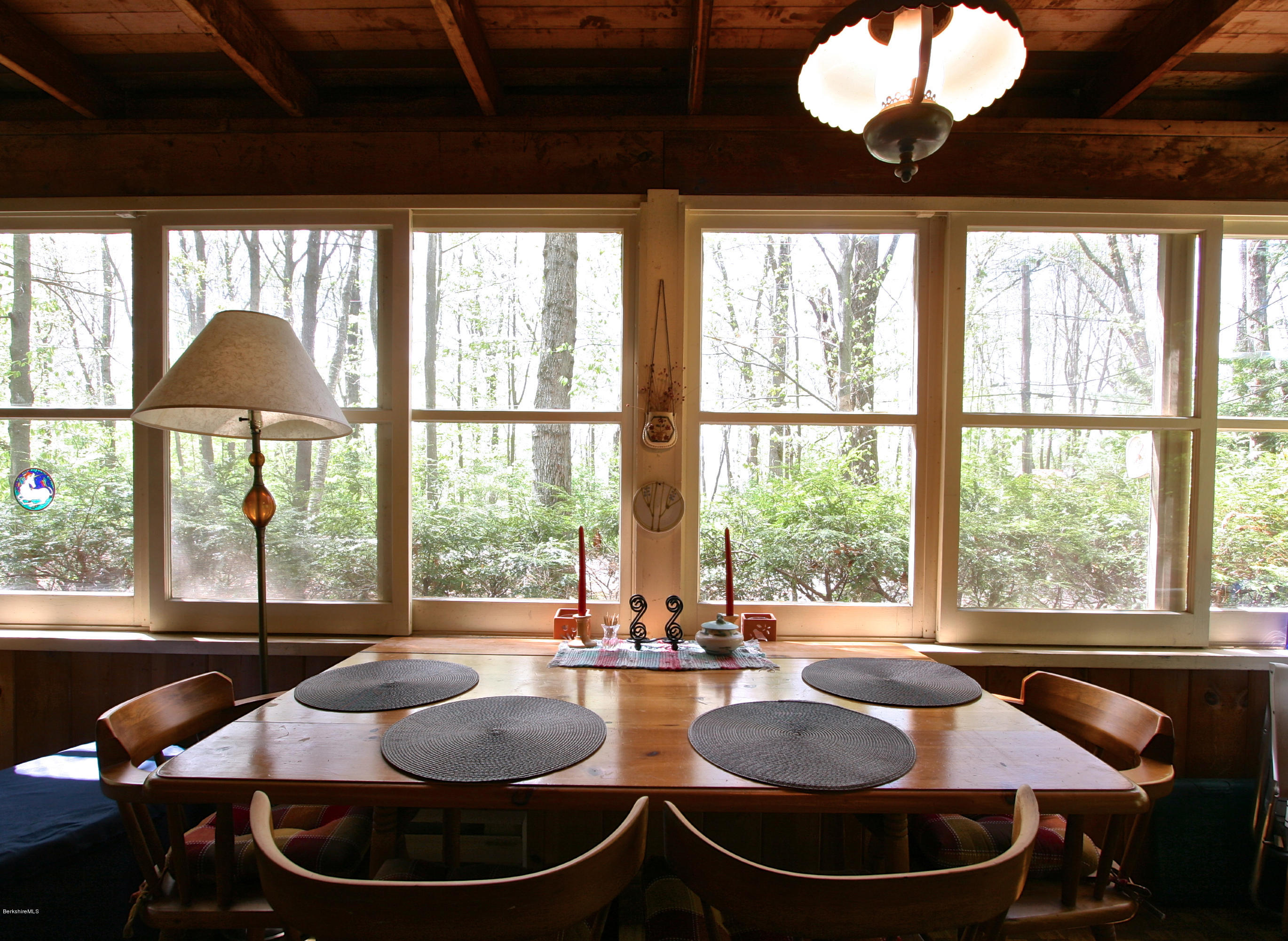 22 Housatonnuck Road Stockbridge, MA 01262 - Photo 12 of 21 a room with furniture and a large window