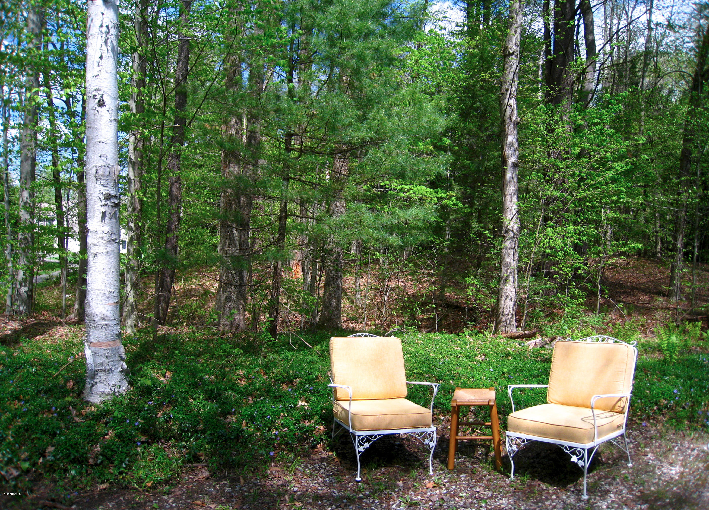 22 Housatonnuck Road Stockbridge, MA 01262 - Photo 19 of 21 a view of a chairs in a backyard