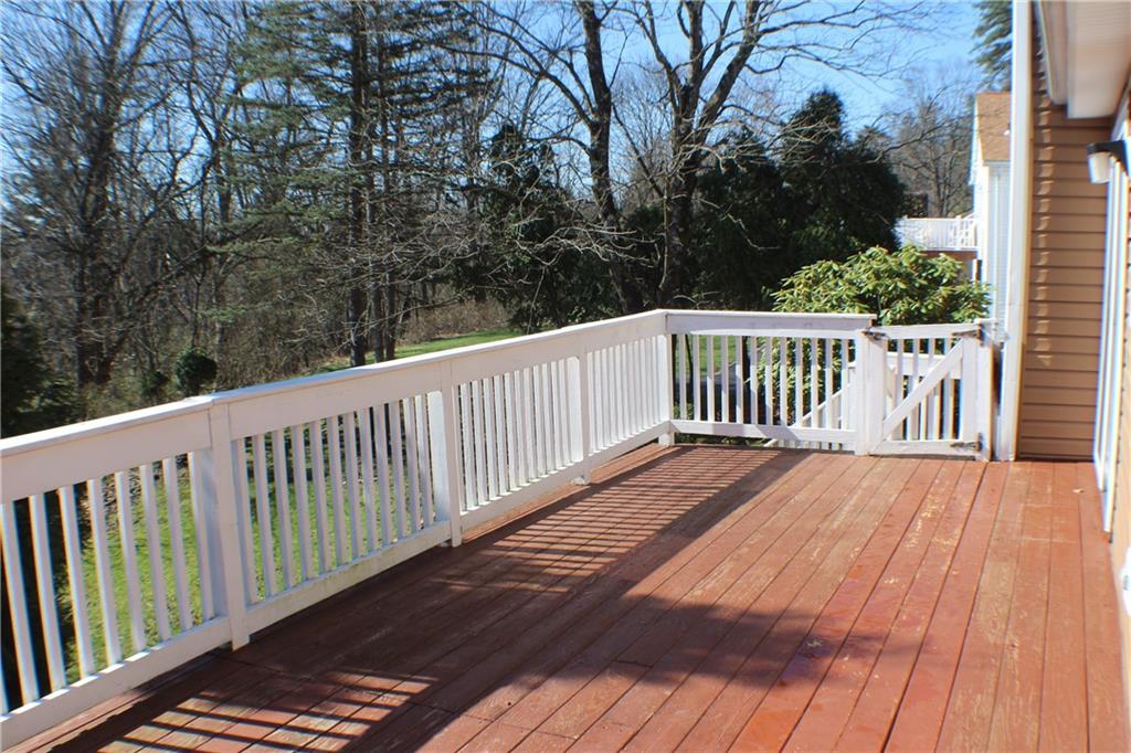 9462 Peebles Road Allison Park, PA 15101 - Photo 43 of 50 a balcony with wooden floor and fence