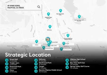 $1,188,950 | 59 Wind Song, Milpitas, CA 95035