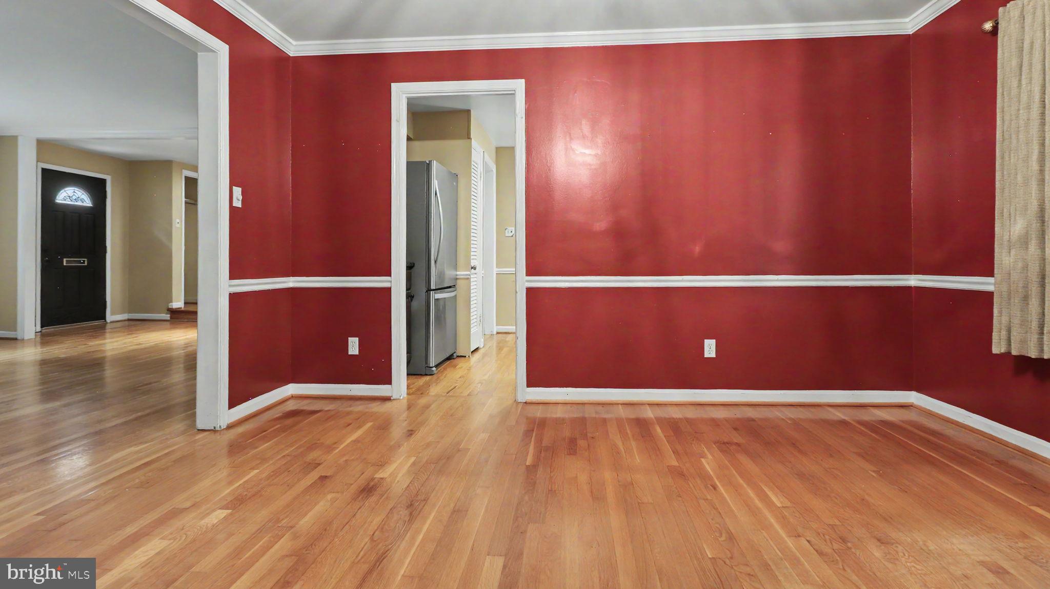 6770 Baron Road McLean, VA 22101 - Photo 34 of 81 Vibrant red walls invite creativity.