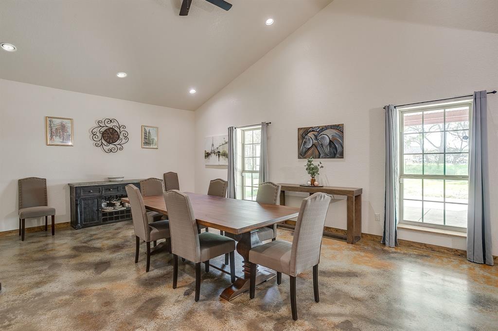 201 Curry Road Waxahachie, TX 75167 - Photo 14 of 40 a view of a dining room with furniture