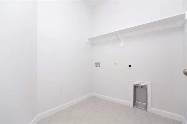 a view of an empty room