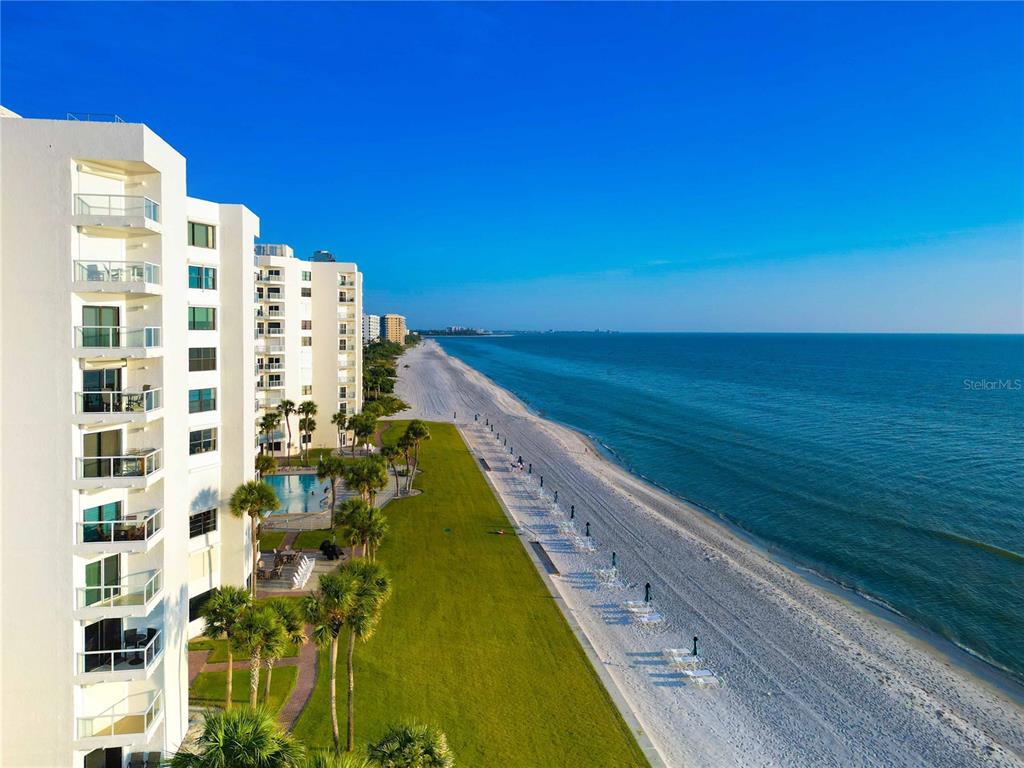 1050 Longboat Club Road, Unit 301 Longboat Key, FL 34228 - Photo 44 of 57 a view of swimming pool with a balcony