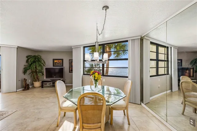 a living room with furniture a couch and a potted plant