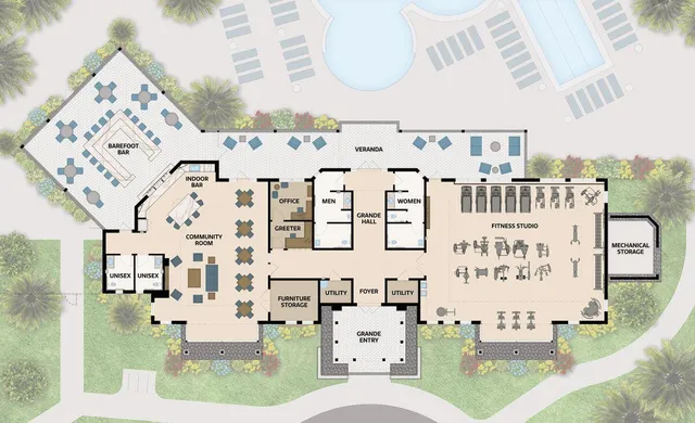 $793,540 | 10461 Southwest Highpointe Drive, Unit WHITESTONE 258, Stuart, FL 34997