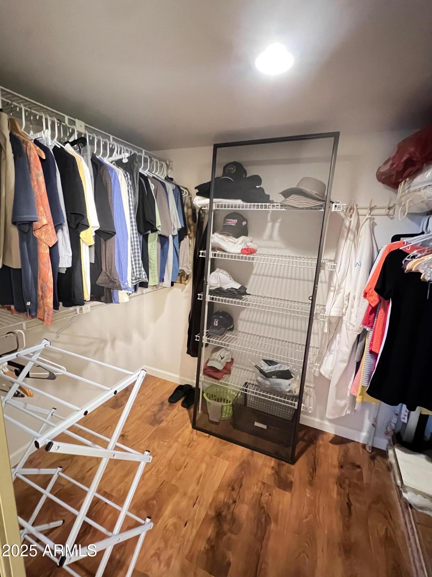 5518 East Lindstrom Lane, Unit 2020 Mesa, AZ 85215 - Photo 20 of 35 a view of walk in closet with clothes and shoes