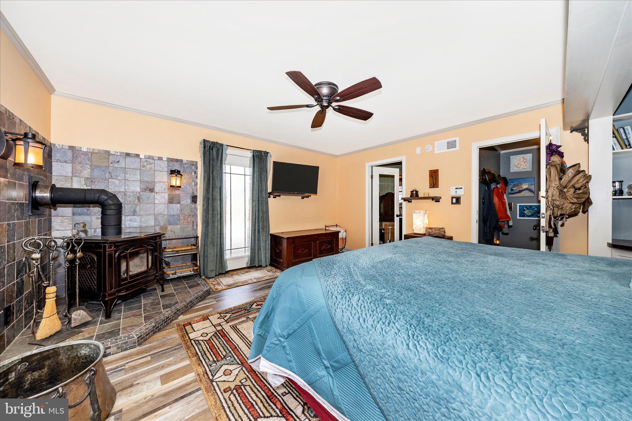 13008 Still Meadow Road Smithsburg, MD 21783 - Photo 19 of 60 a bed room with a bed and a tv