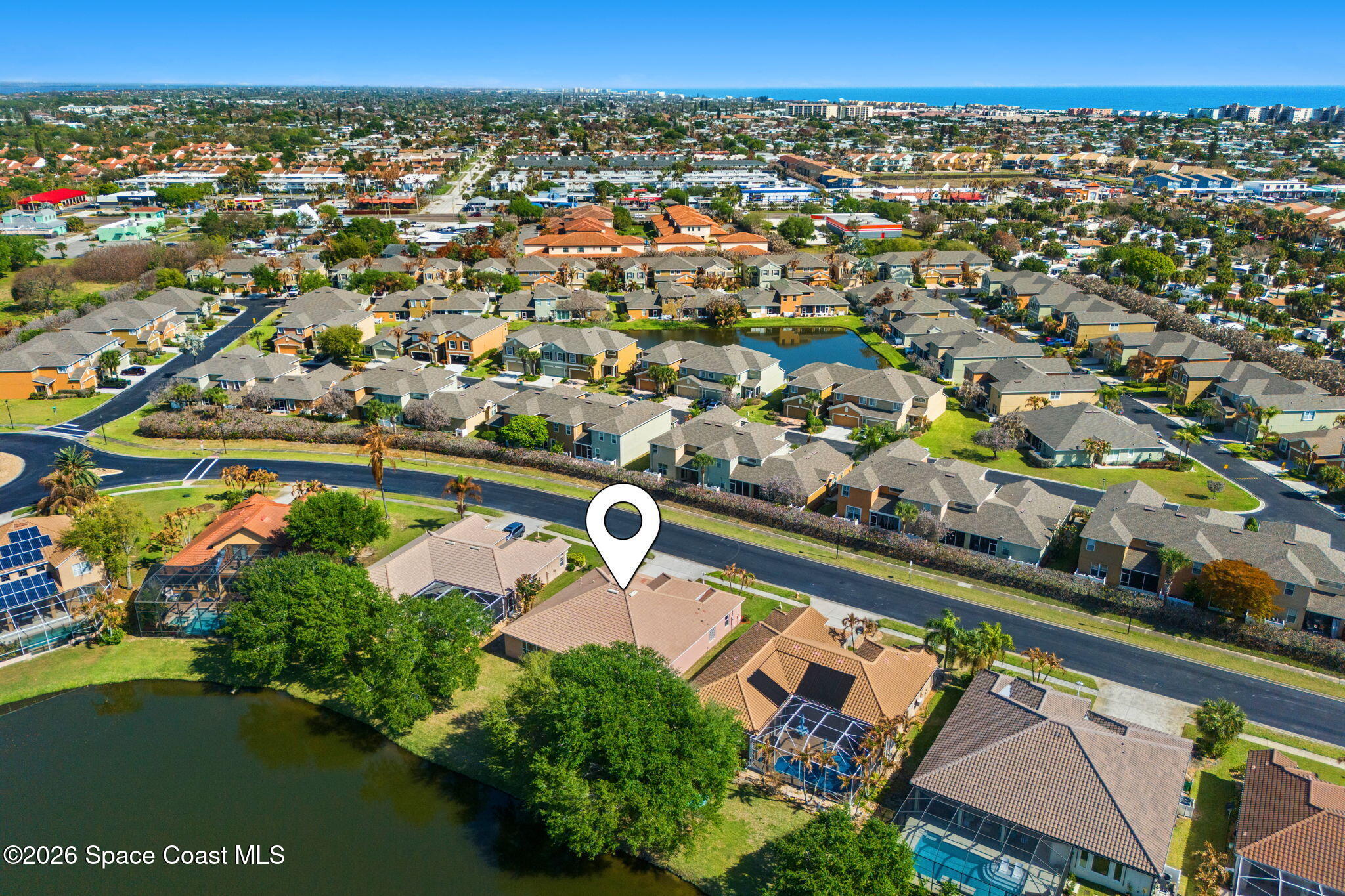 541 Oceanside Boulevard Indialantic, FL 32903 - Photo 41 of 51 an aerial view of a city