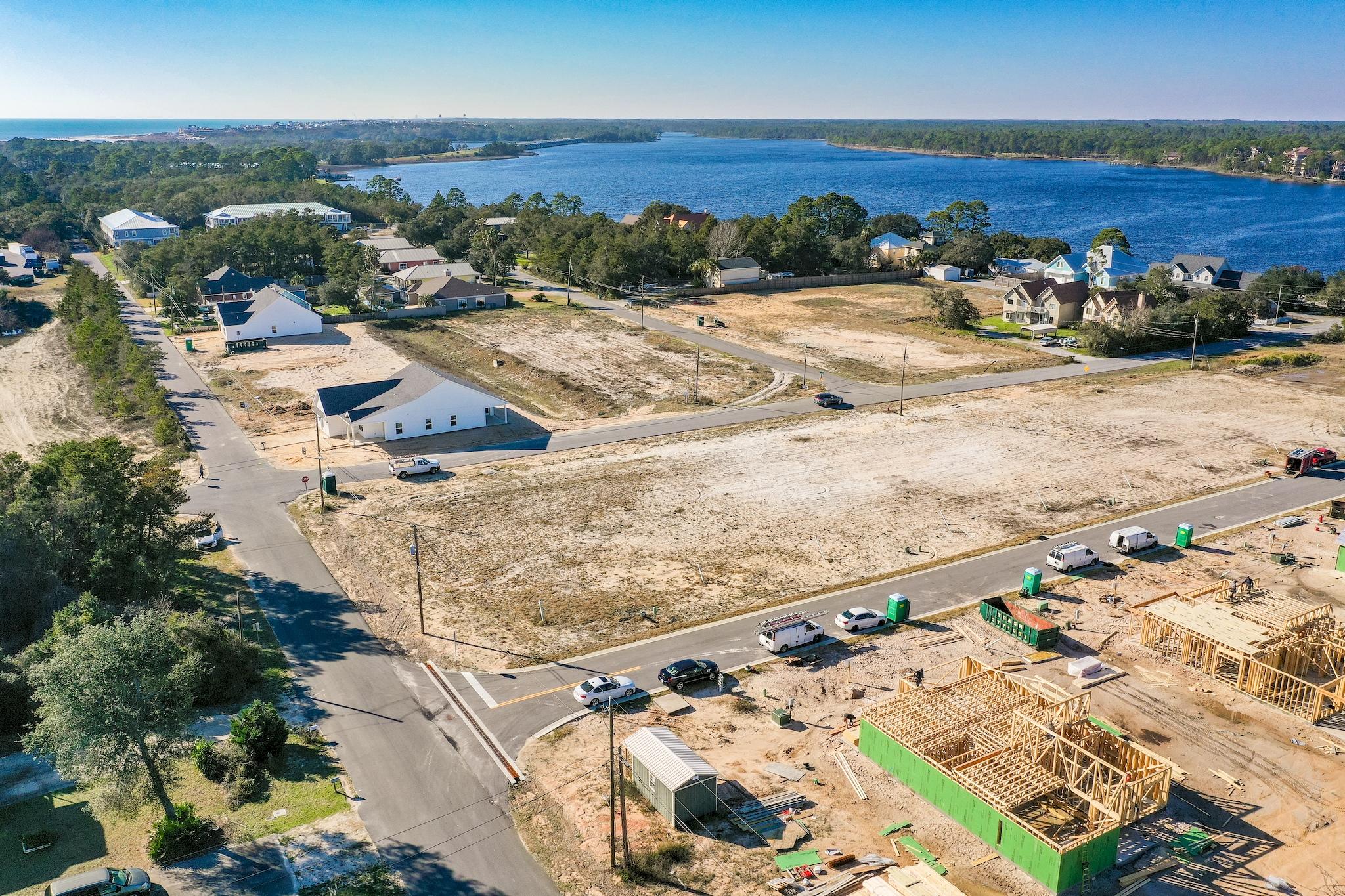 22801 Ann Miller Road Panama City Beach, FL 32413 - Photo 36 of 52 an aerial view of a house with a ocean view