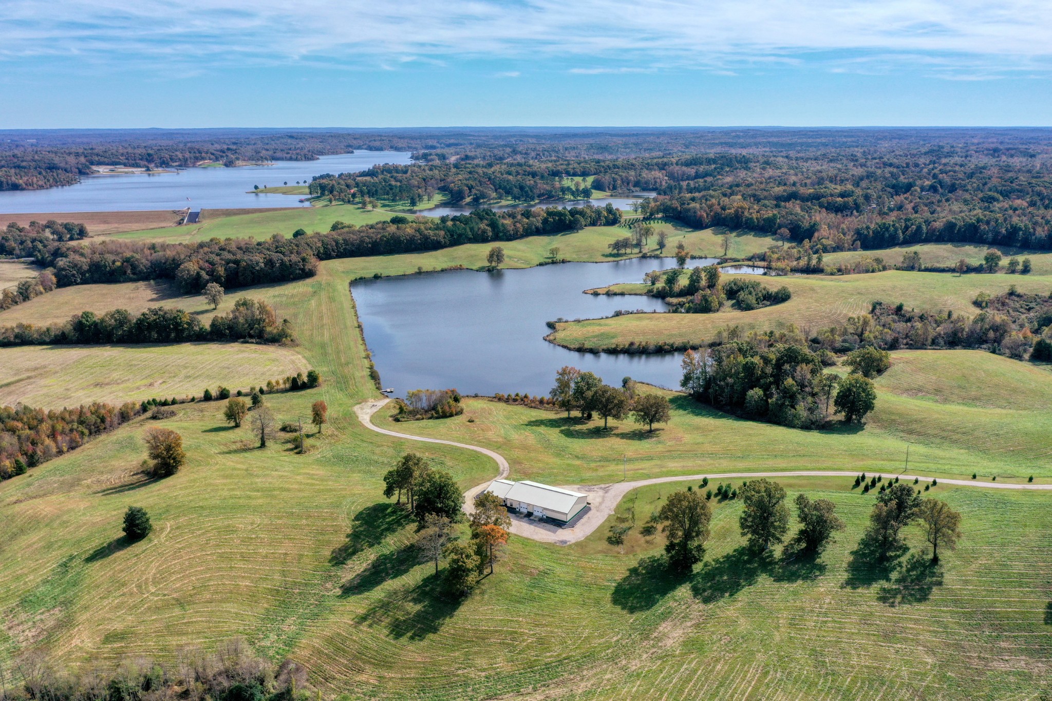 650 Humphrey Road Huntingdon, TN 38344 - Photo 1 of 24 an aerial view of a house with a yard