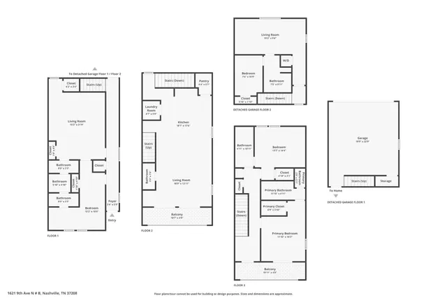 $789,999 | 1621 9th Avenue North, Unit B, Nashville, TN 37208