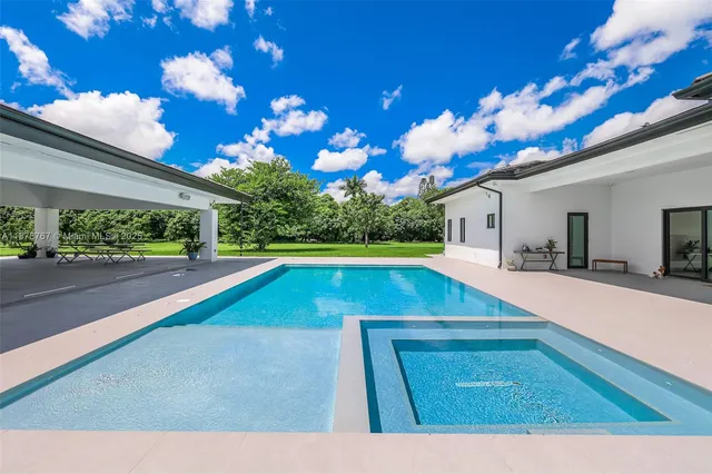 front view of a house with a big yard