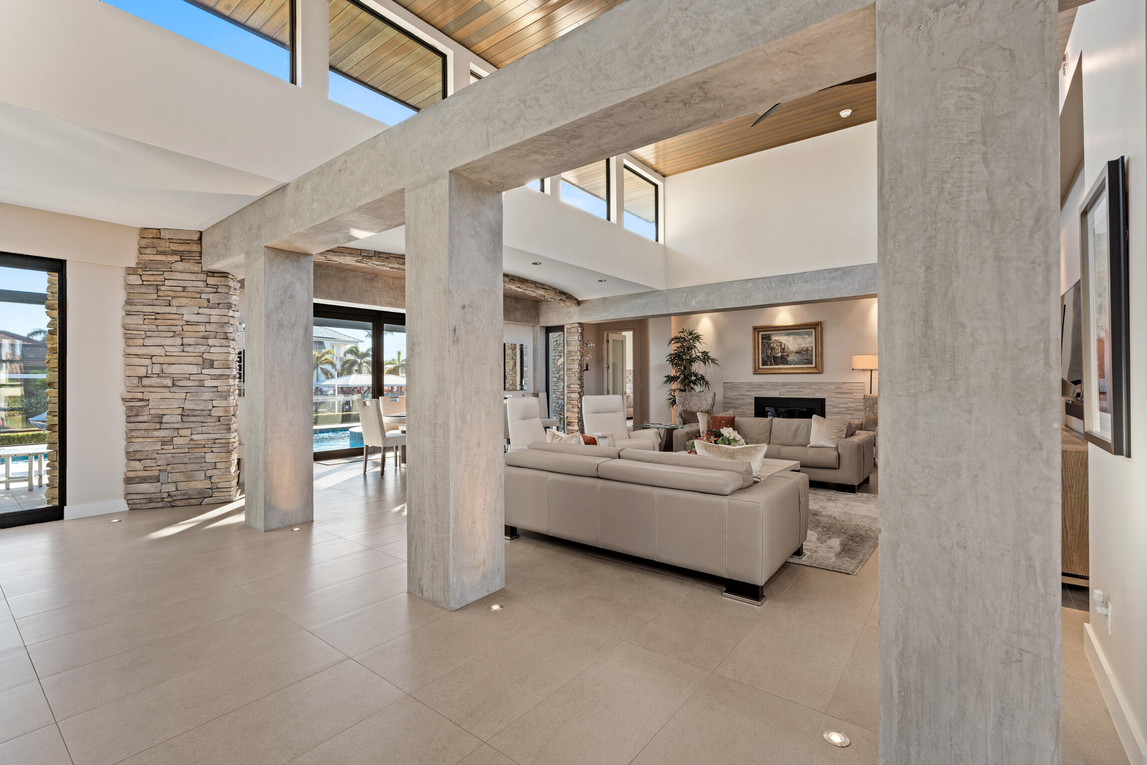 821 Magnolia Court Marco Island, FL 34145 - Photo 11 of 53 a living room with furniture and a wooden floor