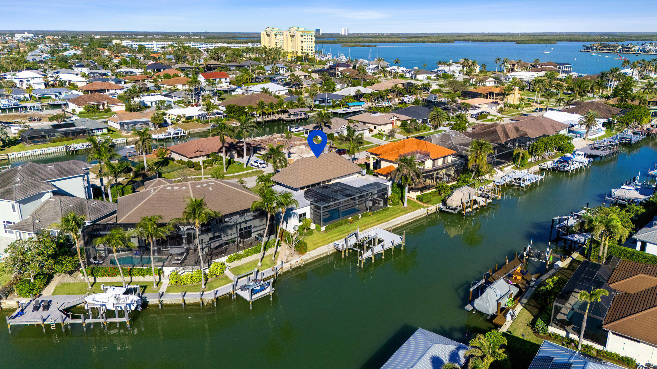 821 Magnolia Court Marco Island, FL 34145 - Photo 52 of 53 a view of a city with ocean view