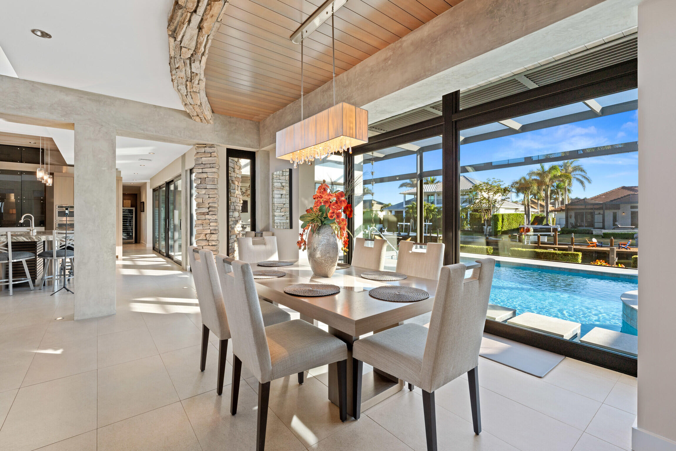 821 Magnolia Court Marco Island, FL 34145 - Photo 8 of 53 a dining area with furniture and outdoor view