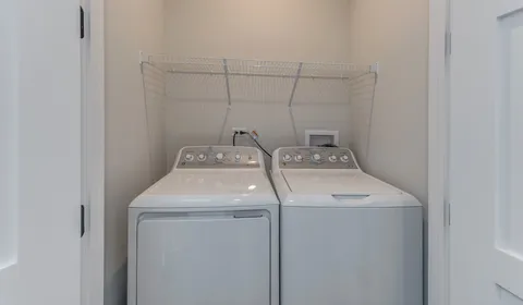 a view of a house with an empty space