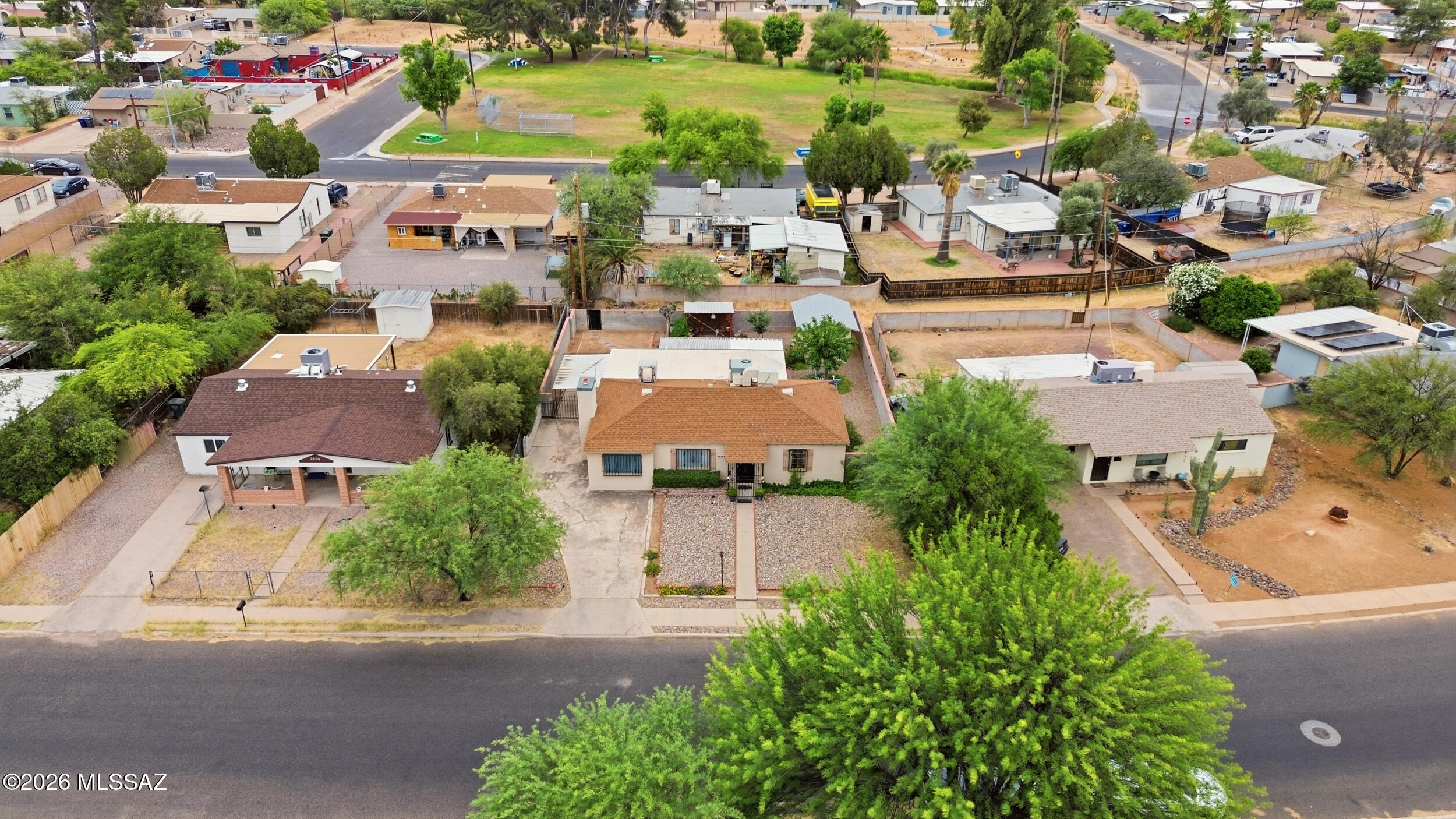3632 East Juarez Street Tucson, AZ 85713 - Photo 5 of 37 Aerial- Citation Park in view (rear)