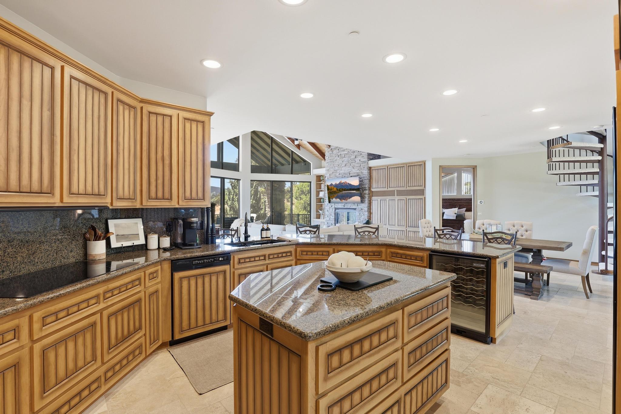 2908 East Rim Club Drive Payson, AZ 85541 - Photo 19 of 77 a kitchen with stainless steel appliances granite countertop a sink and a stove
