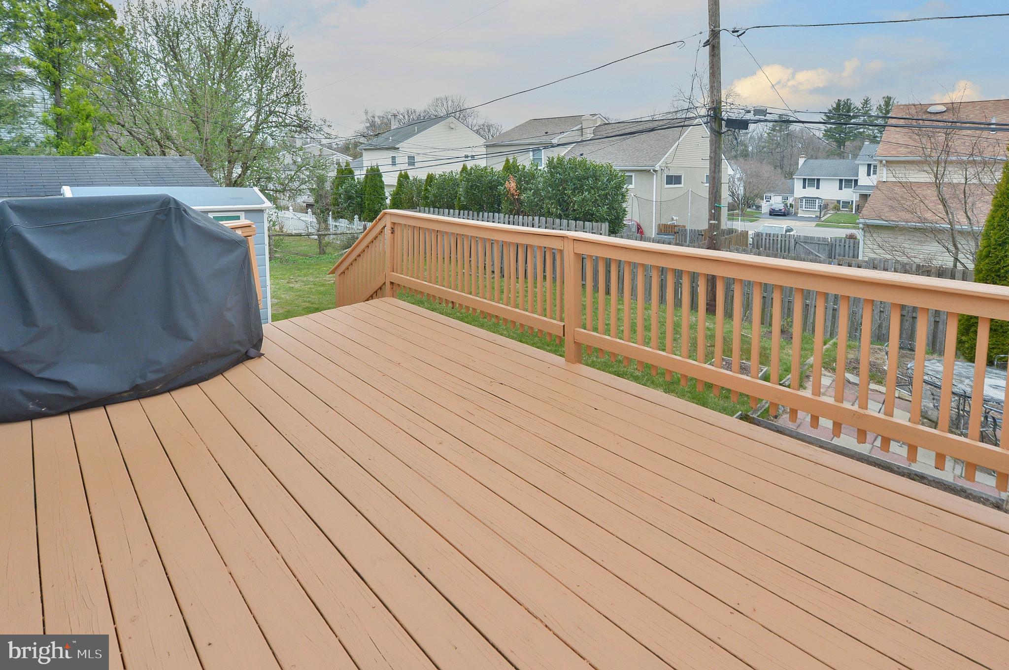 314 Bailey Road Bryn Mawr, PA 19010 - Photo 26 of 29 Rear deck. Perfect for Barbecues.