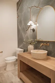 a room with a storage and utility