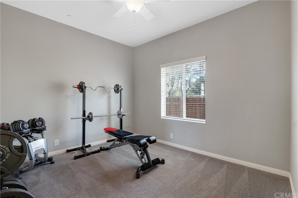 60600 Burnt Valley Road Anza, CA 92539 - Photo 22 of 46 a room with gym equipment and a window