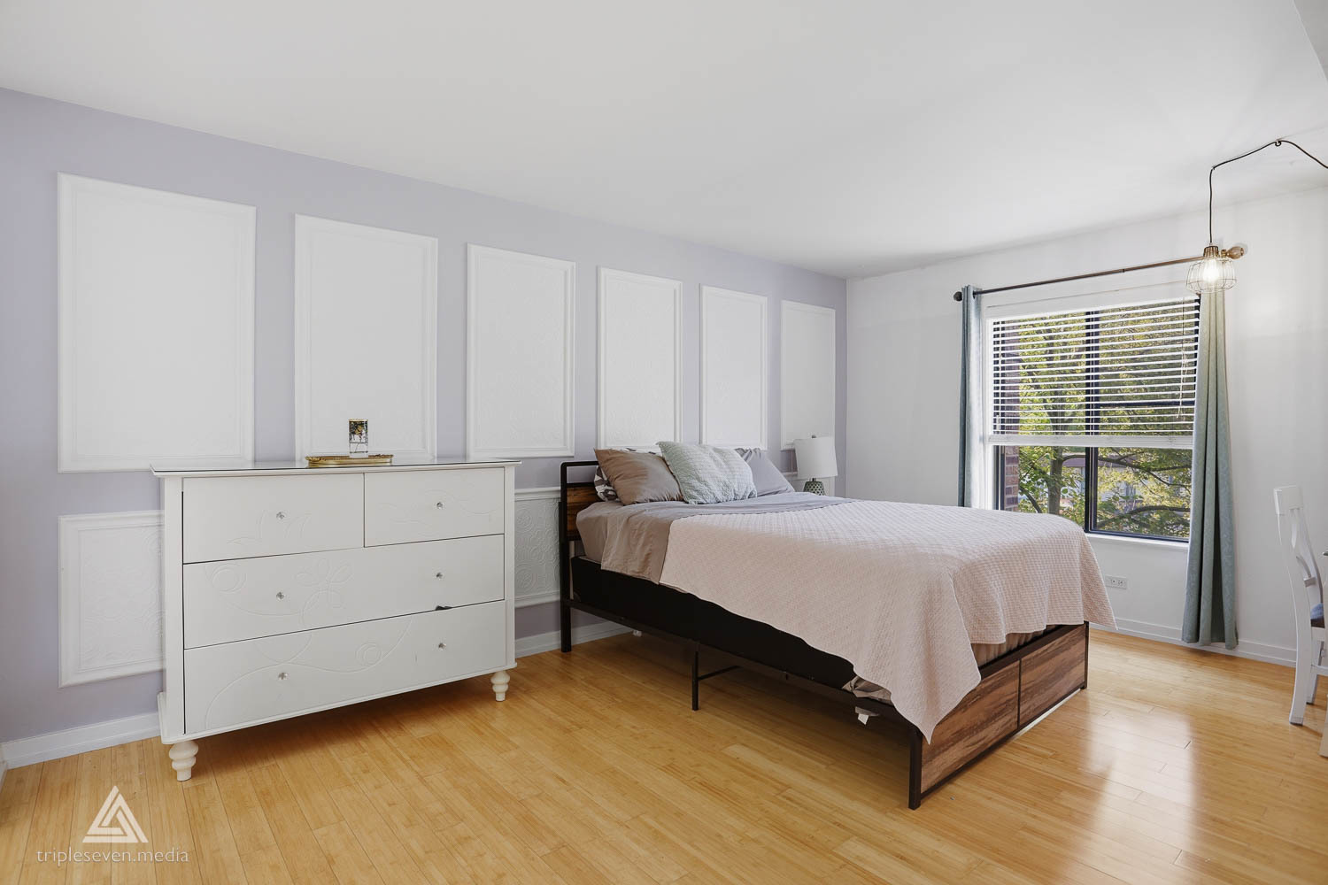 9180 S Road, Unit D Palos Hills, IL 60465 - Photo 12 of 24 a spacious bedroom with a bed and window