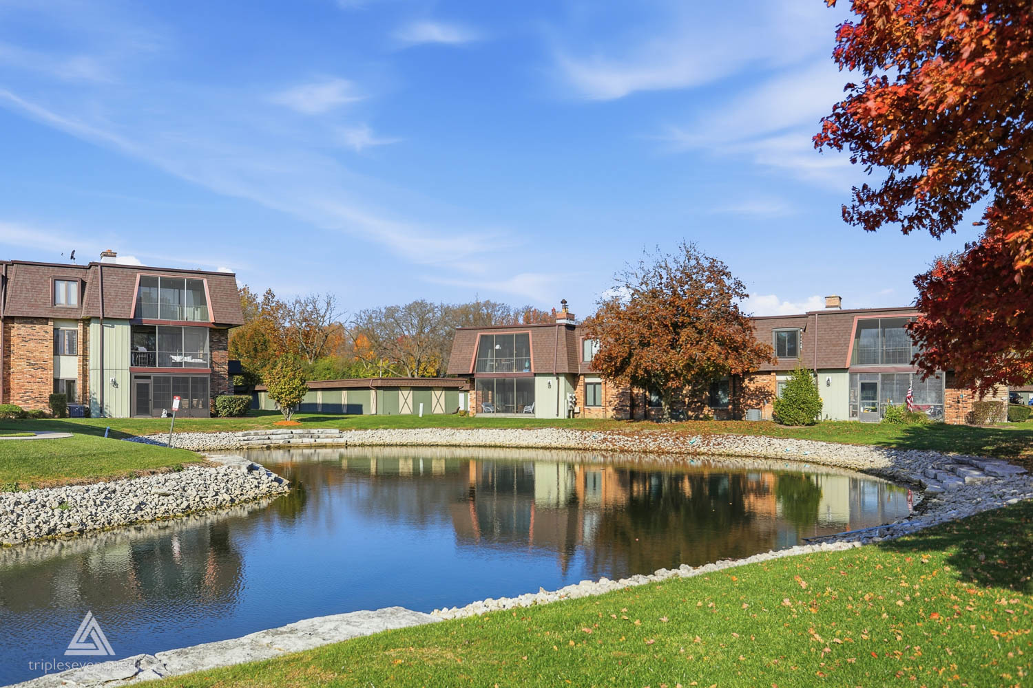 9180 S Road, Unit D Palos Hills, IL 60465 - Photo 22 of 24 a view of residential house with outdoor space and lake view