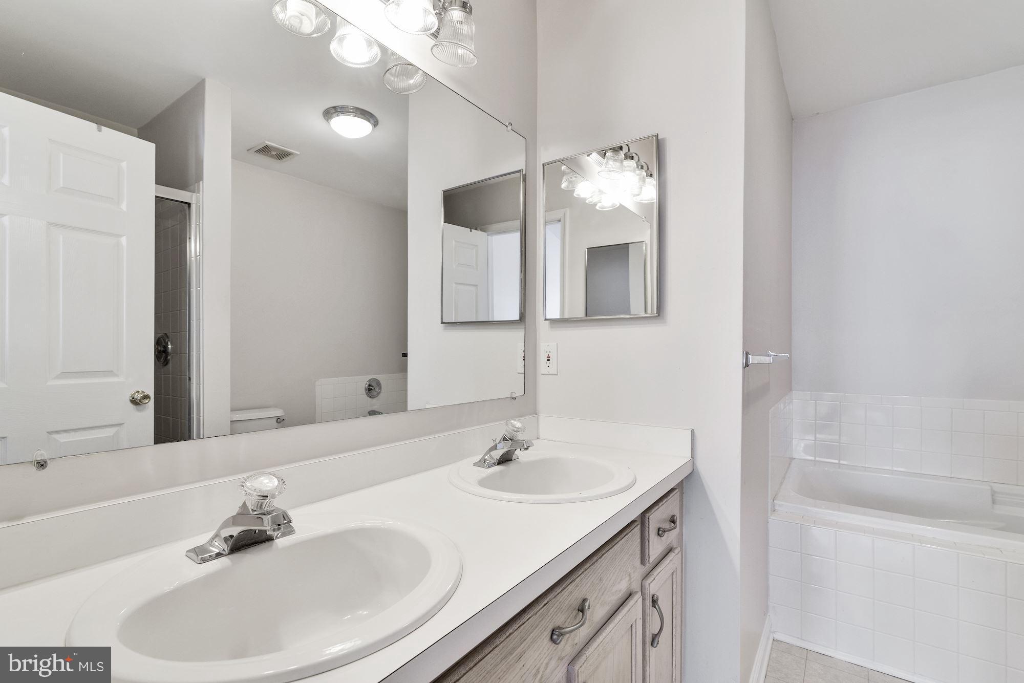 63 Threadleaf Terrace Burlington, NJ 08016 - Photo 22 of 34 a bathroom with a sink and a mirror
