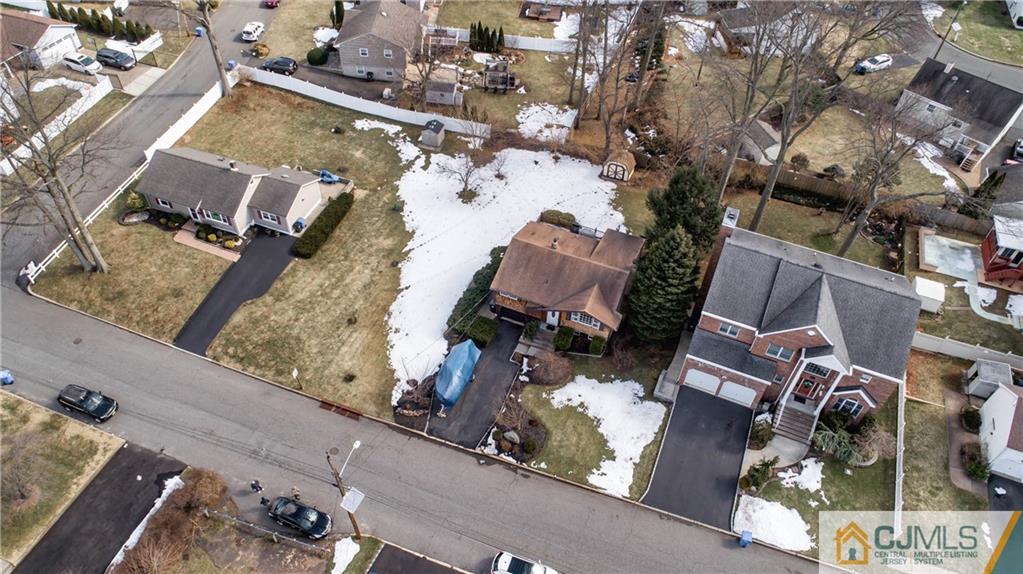 207 South Hill Road Colonia, NJ 07067 - Photo 44 of 47 an aerial view of a house with a yard