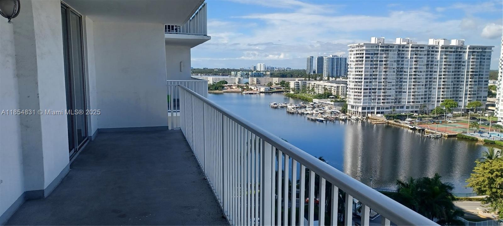 2801 Northeast 183rd Street, Unit 1401W Aventura, FL 33160 - Photo 16 of 26 a view of balcony with outdoor space