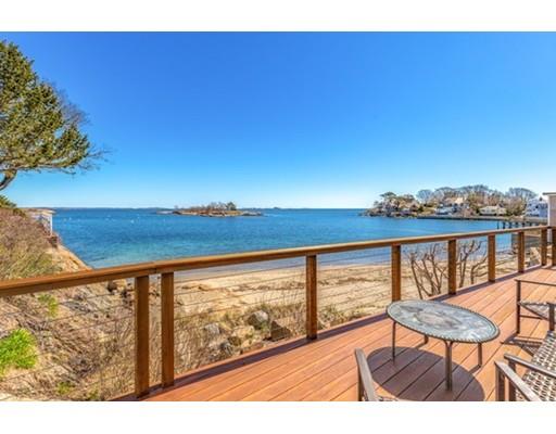 a view of ocean from a balcony